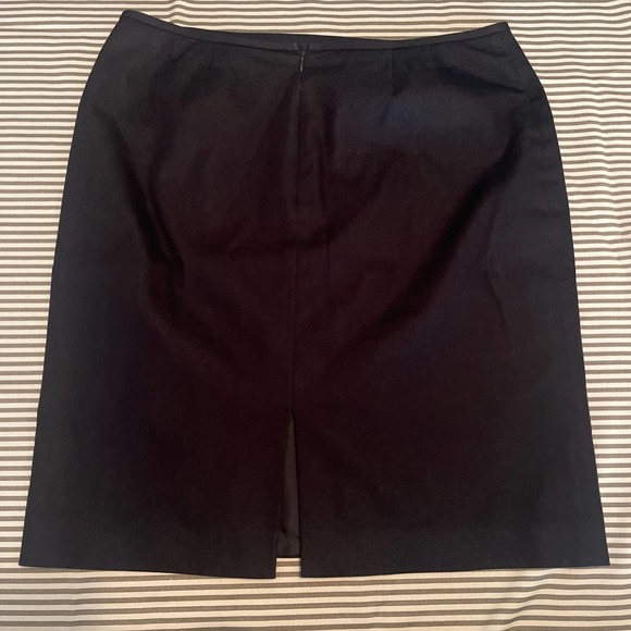 Tahari Denim Suite with White Piping Detail- Plus - Picture 9 of 16